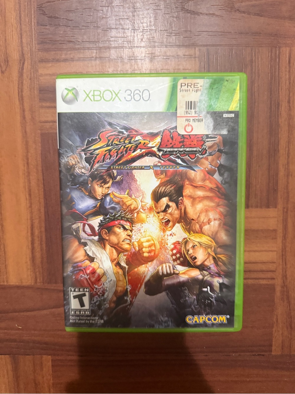 Street Fighter IV (Xbox 360) — Capcom — Green Case